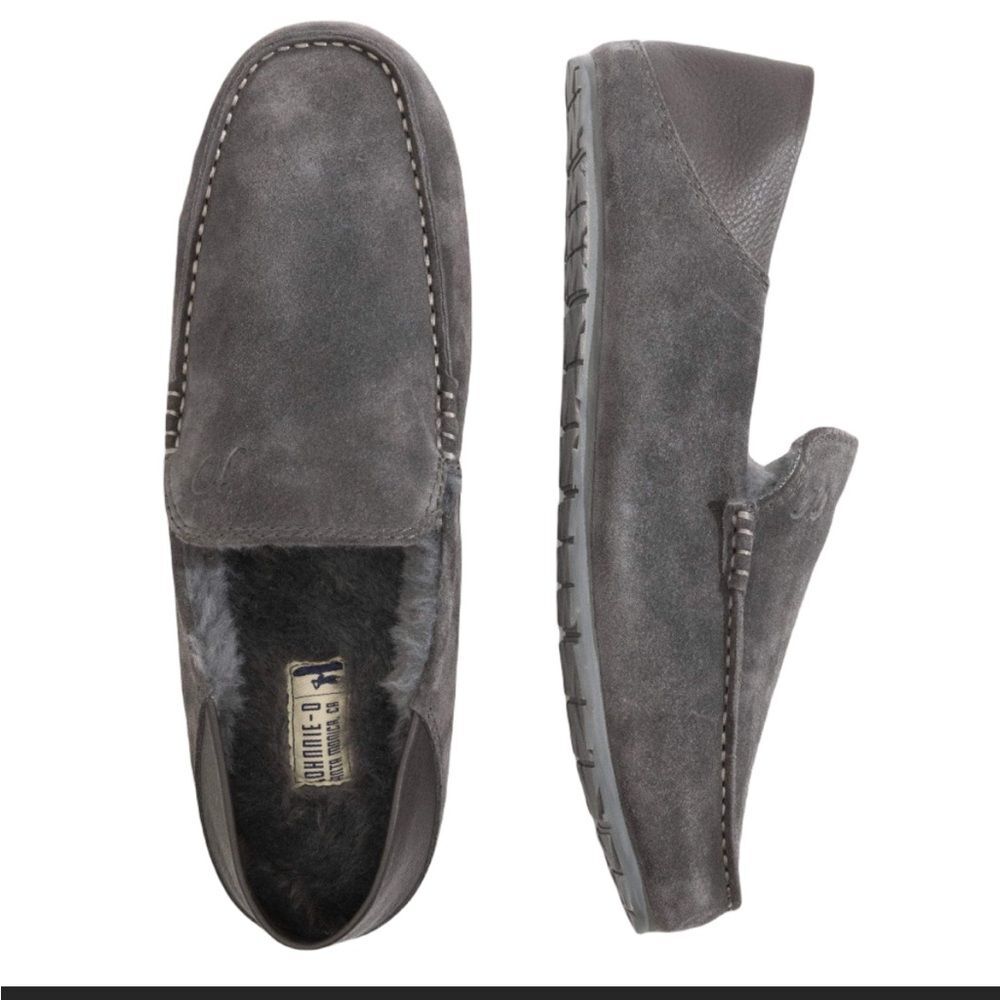 johnnie-O Sofa Loafer Slipper – Charcoal